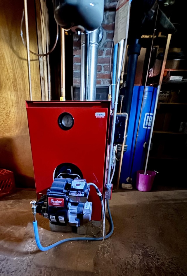 view of utility room