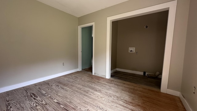 81 Maple Ridge Rd, Harrison, ME 04040 - spare room featuring wood finished floors and baseboards