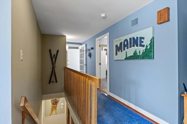 374 Youngs Ridge Rd, Acton, ME 04001 - corridor with an upstairs landing and baseboards
