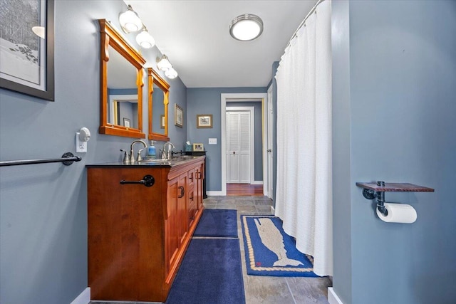 374 Youngs Ridge Rd, Acton, ME 04001 - full bath with baseboards and vanity