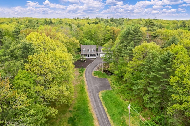 72 Natures Way, Wells, ME 04090 - aerial view of property and surrounding area featuring a forest