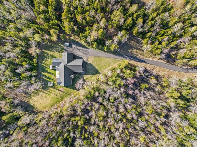 view from above of property