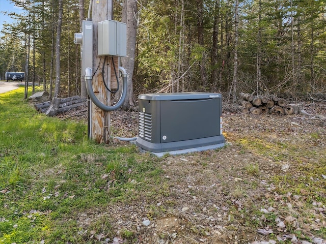 exterior view of a power unit