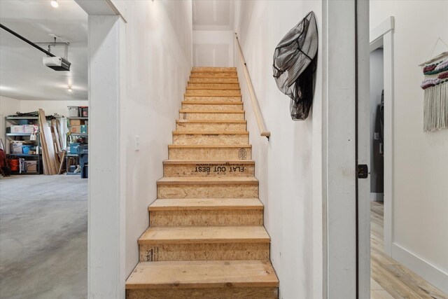 view of staircase