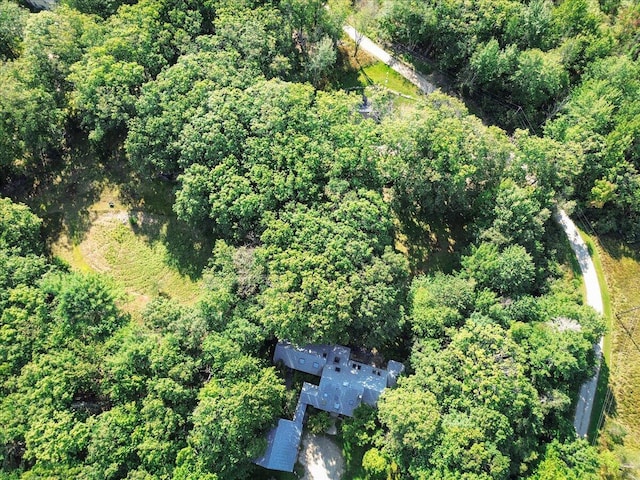 29 Penny Ln, Blue Hill, ME 04614 - drone / aerial view featuring a forest view