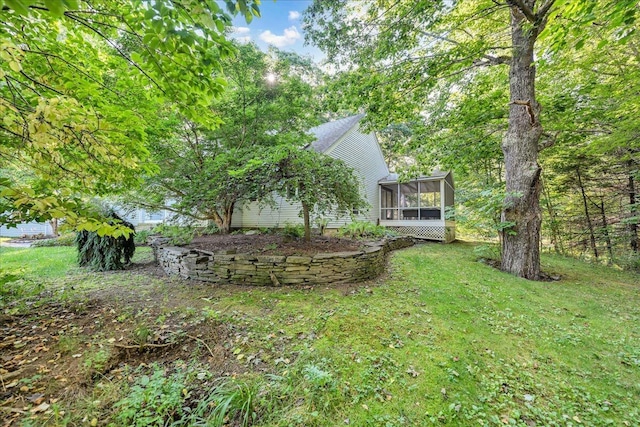29 Penny Ln, Blue Hill, ME 04614 - view of yard featuring a sunroom