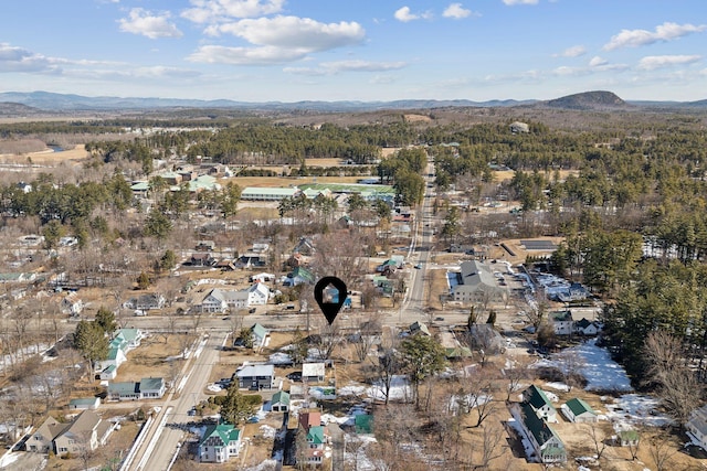 107 Portland St, Fryeburg, ME 04037 - bird's eye view with a mountain view