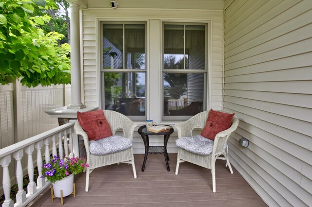28 Saco Ave, Old Orchard Beach, ME 04064 - view of wooden terrace