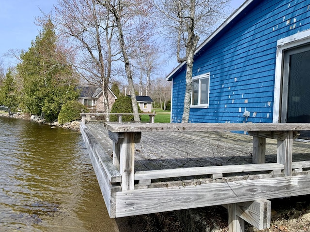21 Coyote Ln, Meddybemps, ME 04657 - exterior space with a water view