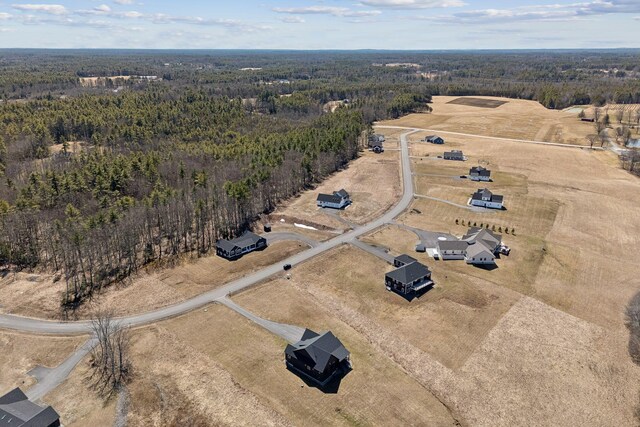 68 Green Acres Dr, Buxton, ME 04093 - drone / aerial view featuring a view of trees