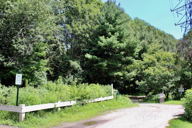 53 Ocean View Ave, South Portland, ME 04106 - view of road with a forest view