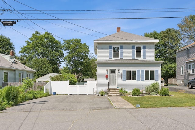 53 Ocean View Ave, South Portland, ME 04106 - american foursquare style home with driveway
