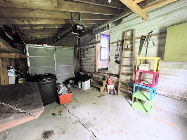 27 Cannard St, Gardiner, ME 04345 - garage featuring a garage door opener