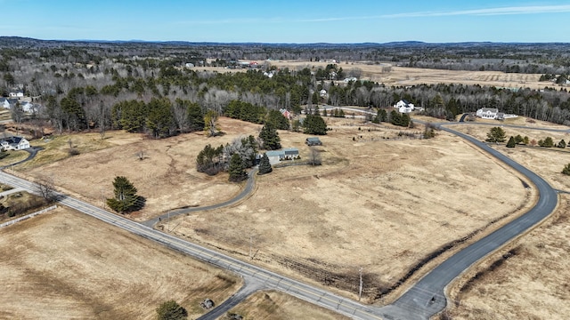 227 Greely Rd, Cumberland, ME 04021 - drone / aerial view featuring a rural view