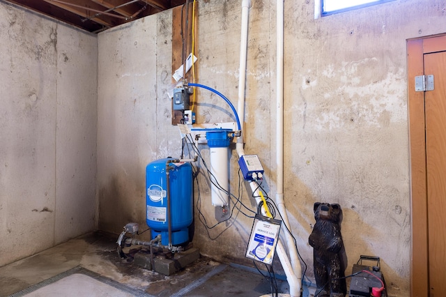 view of utility room
