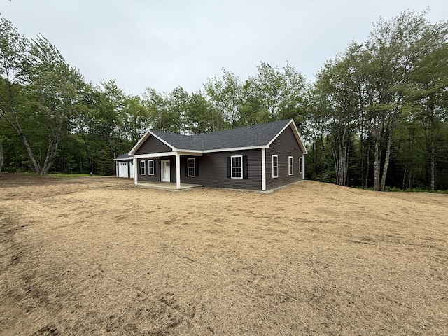 6 Bramble Ln, Windsor, ME 04363 - single story home featuring covered porch and a garage
