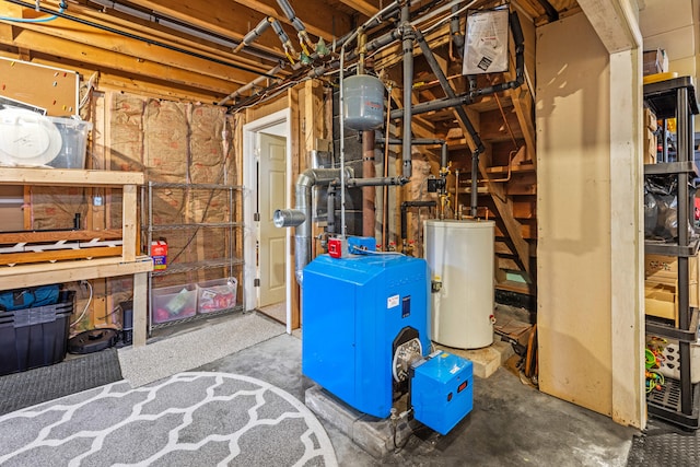 utilities featuring water heater