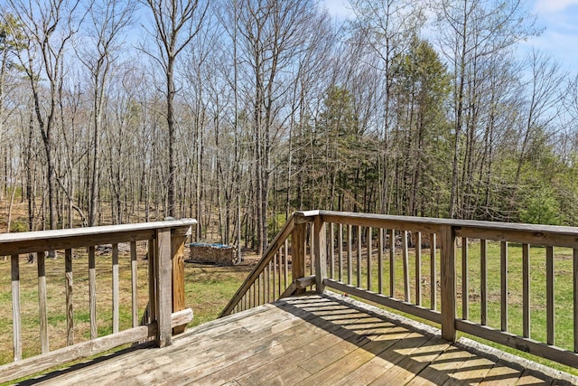 view of deck