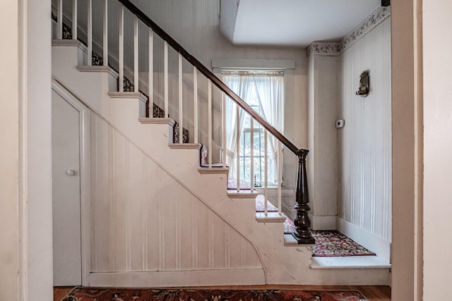 view of stairs
