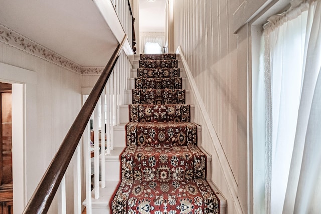view of stairs