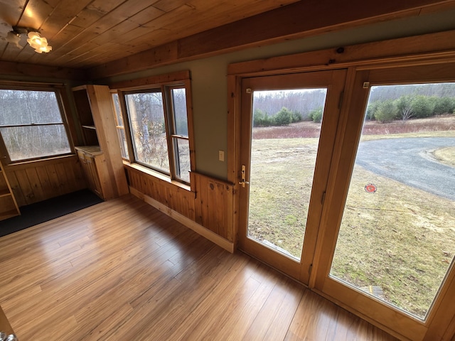 369 Hawes Bridge Rd, Prospect, ME 04981 - view of unfurnished sunroom