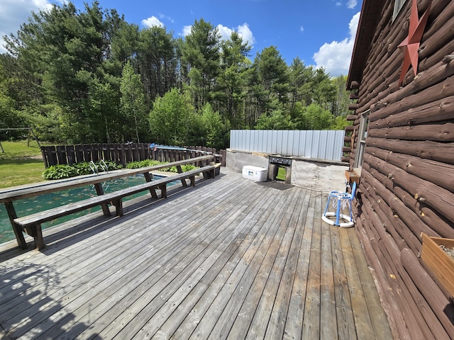 369 Hawes Bridge Rd, Prospect, ME 04981 - view of deck