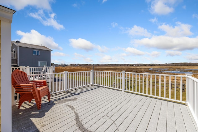 347 Webhannet Dr, Wells, ME 04090 - wooden terrace featuring a rural view