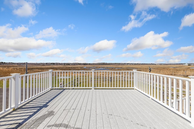 347 Webhannet Dr, Wells, ME 04090 - wooden terrace with a rural view