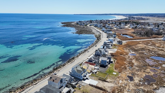 347 Webhannet Dr, Wells, ME 04090 - aerial view with a water view and a view of the beach