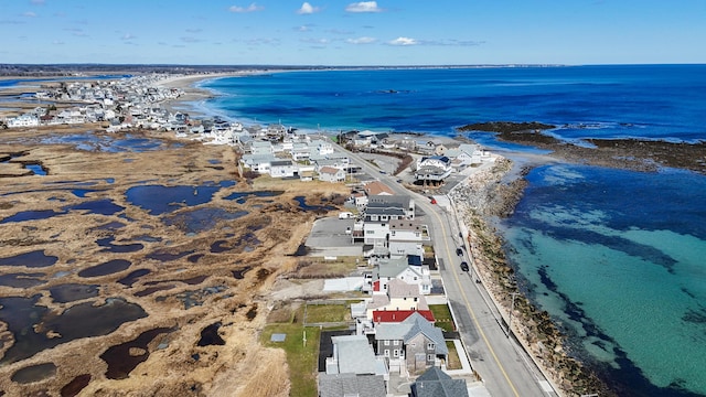 347 Webhannet Dr, Wells, ME 04090 - drone / aerial view with a view of the beach and a water view