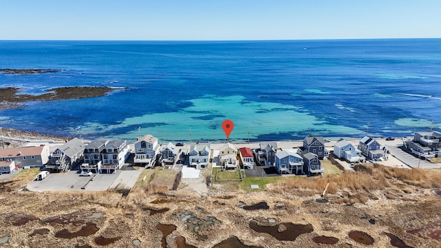 347 Webhannet Dr, Wells, ME 04090 - drone / aerial view featuring a water view and a residential view