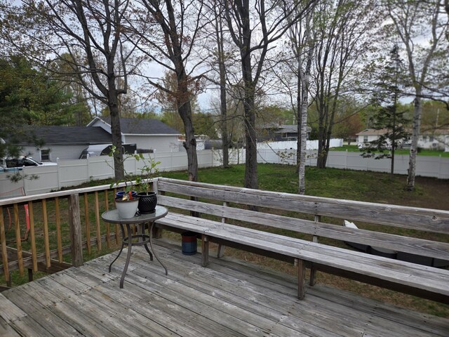 134 Minuteman Dr, Millinocket, ME 04462 - view of deck