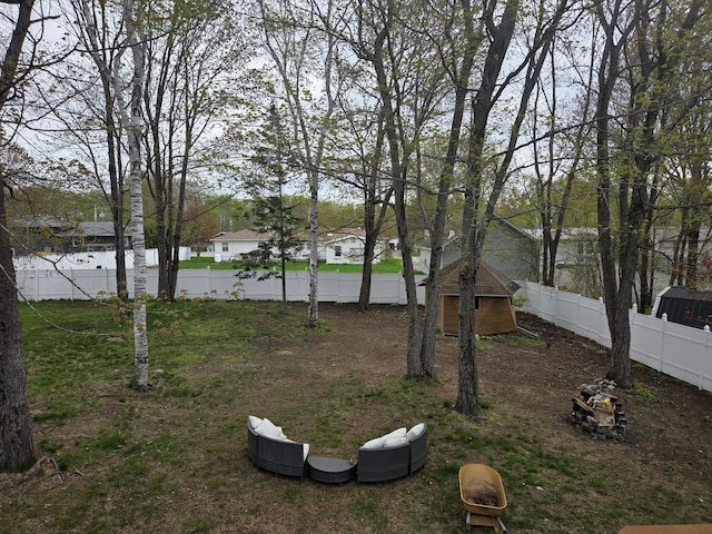 134 Minuteman Dr, Millinocket, ME 04462 - view of fenced backyard