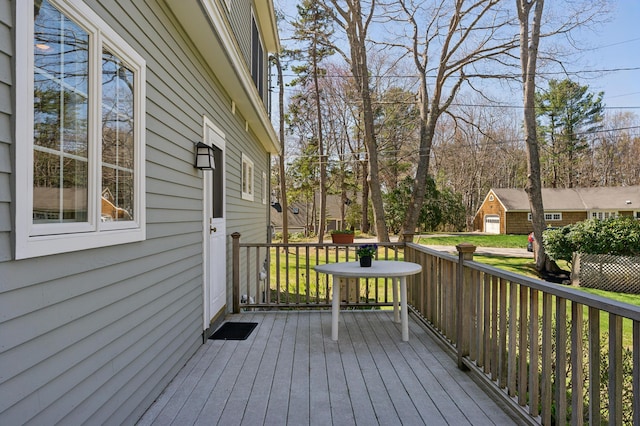 view of deck