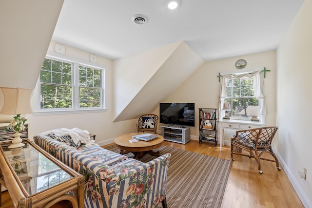 59 Beach Ave, Kennebunk, ME 04043 - living area featuring light wood finished floors and baseboards