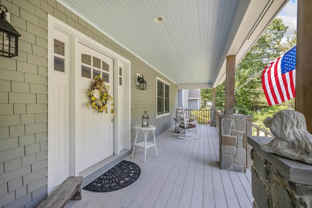 59 Beach Ave, Kennebunk, ME 04043 - view of wooden porch
