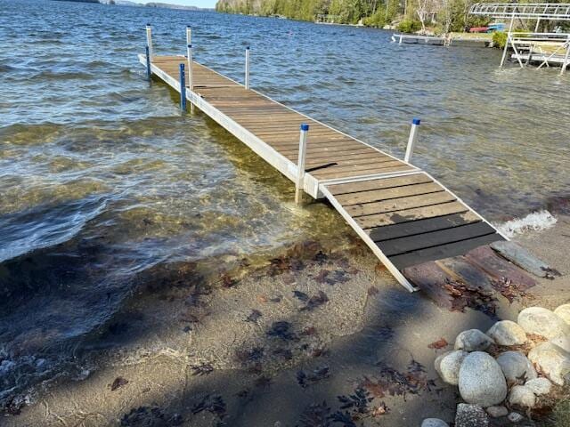 160 Pinkhams Cove Rd, Belgrade, ME 04917 - dock area with a water view