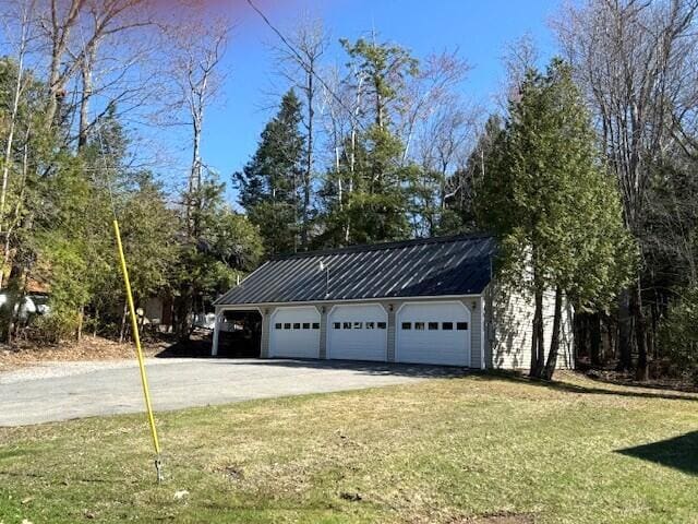 160 Pinkhams Cove Rd, Belgrade, ME 04917 - view of detached garage