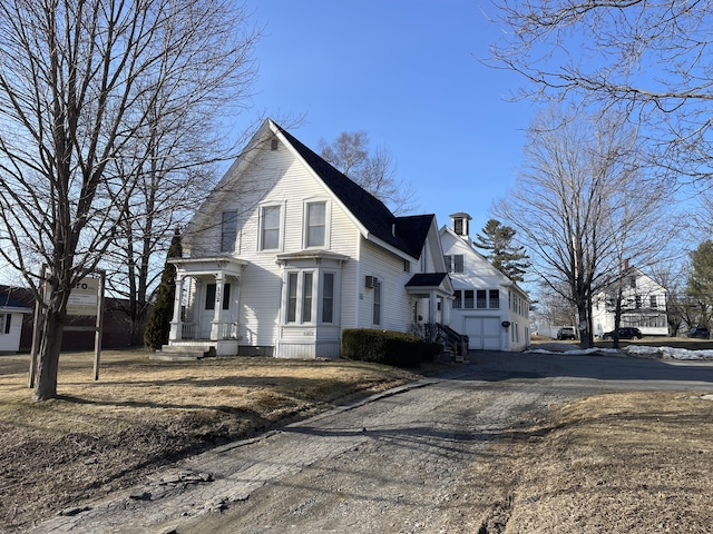 132 E Main St, Dover-Foxcroft, ME 04426 - view of front facade with driveway