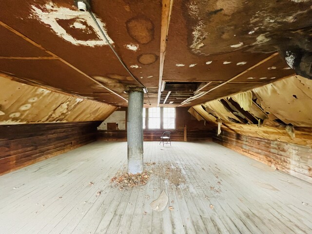 132 E Main St, Dover-Foxcroft, ME 04426 - view of unfinished attic