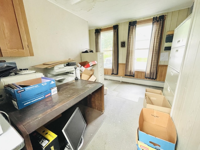 132 E Main St, Dover-Foxcroft, ME 04426 - kitchen featuring a baseboard radiator