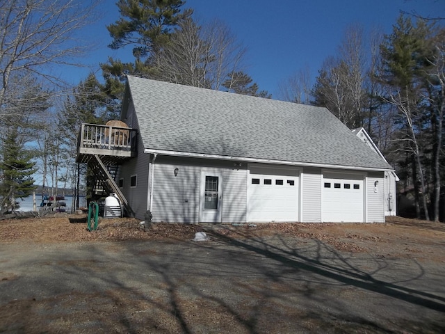8 Varney Loop, Crawford, ME 04694 - view of detached garage
