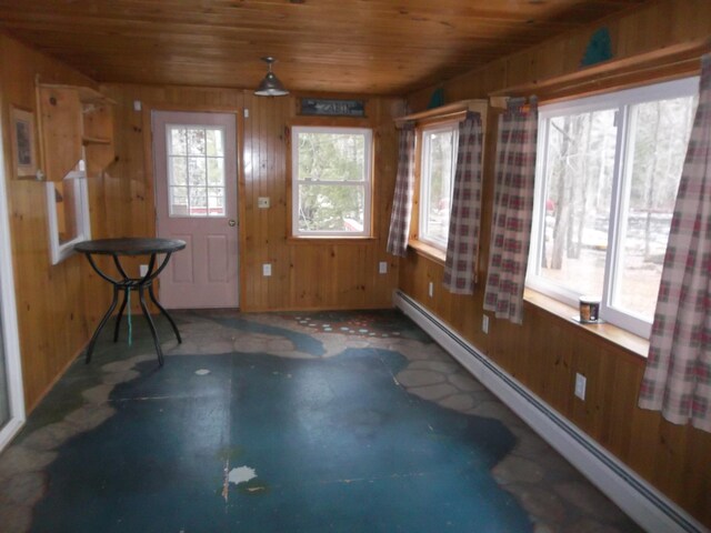 8 Varney Loop, Crawford, ME 04694 - interior space with a baseboard radiator