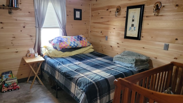 5 Johnson St, Eastport, ME 04631 - bedroom featuring wooden walls