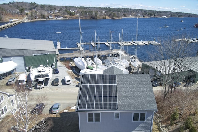51 Bridge St, Belfast, ME 04915 - bird's eye view featuring a water view