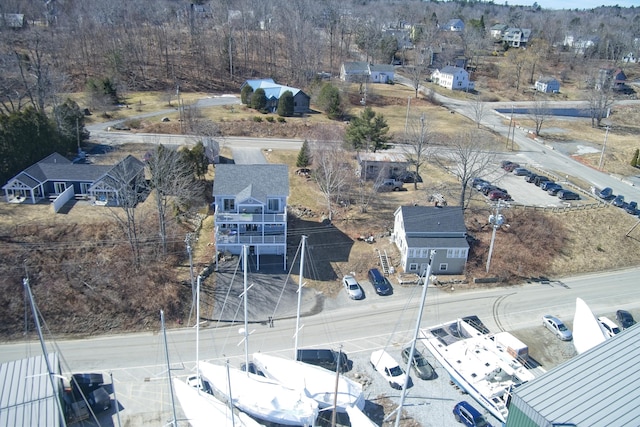 51 Bridge St, Belfast, ME 04915 - drone / aerial view featuring a residential view