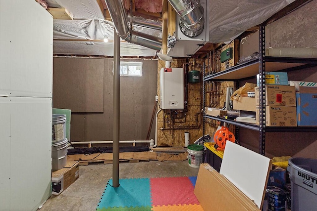 interior space with water heater