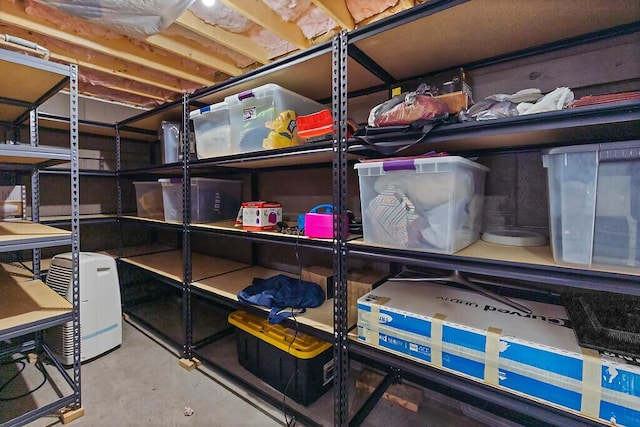 view of storage