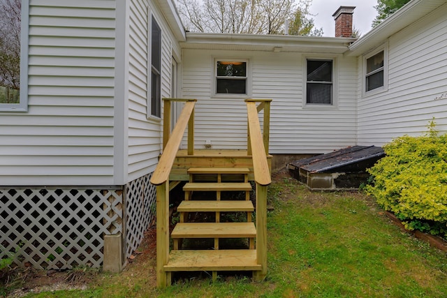 927 Pleasant St, Blue Hill, ME 04614 - view of wooden deck