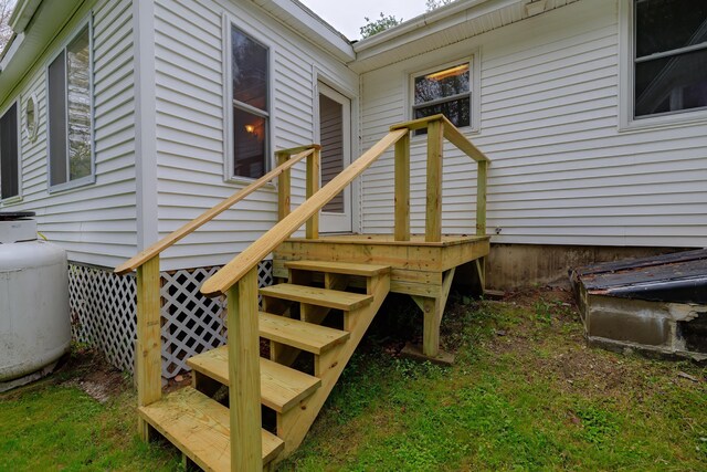 927 Pleasant St, Blue Hill, ME 04614 - view of wooden terrace